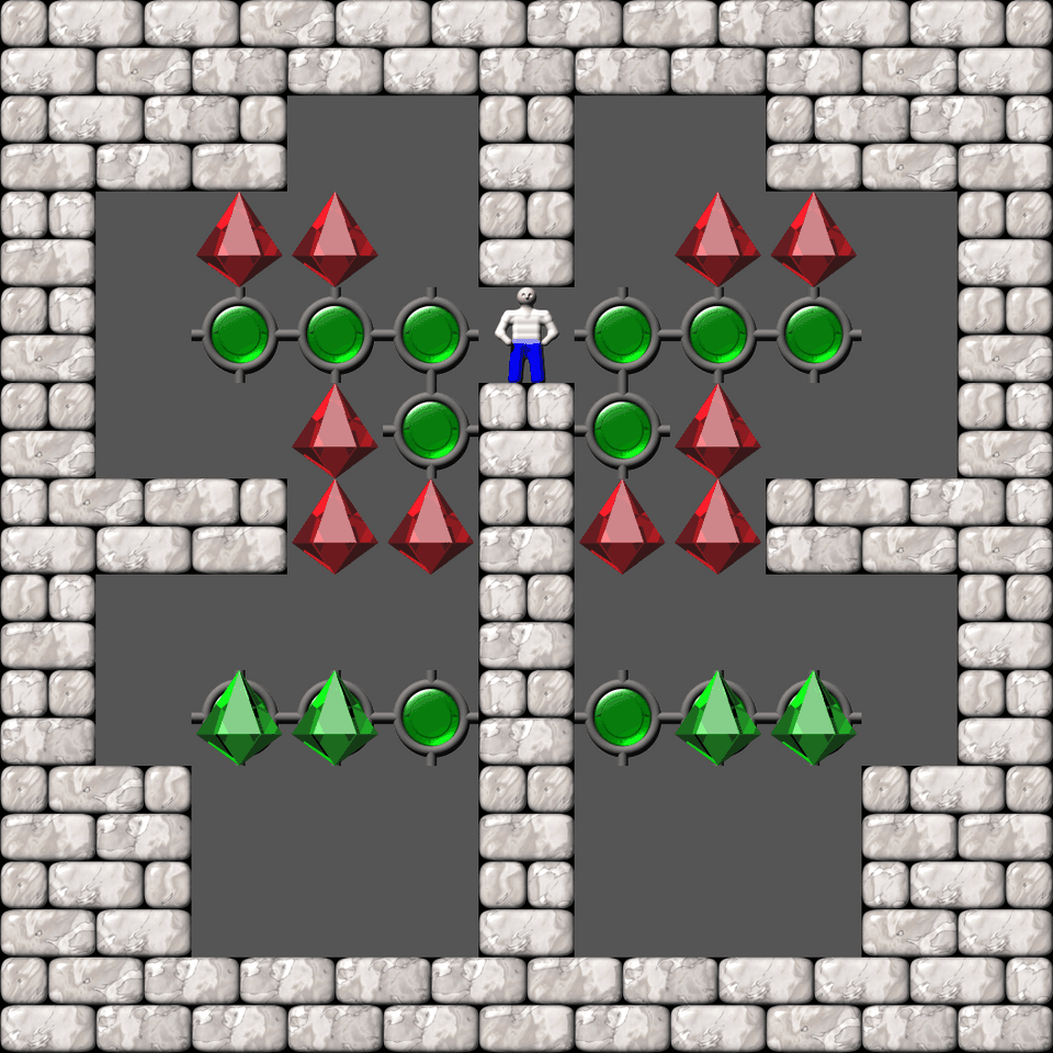 Сокобан More Bugs collections уровень 557